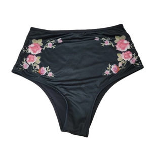 Cupshe Floral High Waisted Bikini Bottom